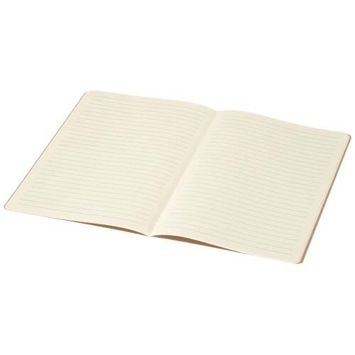 Slyk A5 kraft cahier notitieboek met gelinieerde pagina’s 10798106 – duurzaam notitieboek van FSC-papier met kraft kaft, ideaal als relatiegeschenk