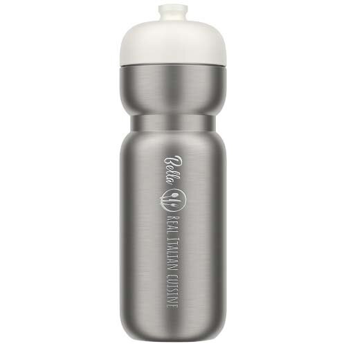 Mepal Pull 800 ml sportfles 100908 – lichtgewicht roestvrijstalen sportfles met éénhandige bediening, lekvrij en vaatwasmachinebestendig, ideaal relatiegeschenk