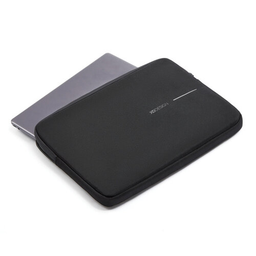 DéBlé XD Design laptophoes P706.211 voor 16 inch laptop van 1200D rPET met fleecevoering en waterdichte rits