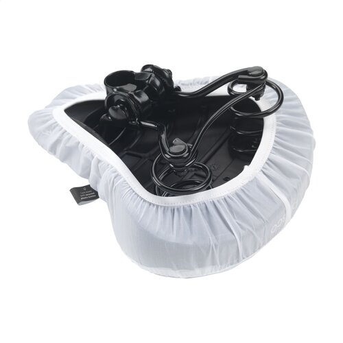 Bike Seat Cover GRS RPET zadelhoes 2322 – duurzame 99% gerecycled PET fietszadelhoes met elastiek, GRS-gecertificeerd en ideaal relatiegeschenk