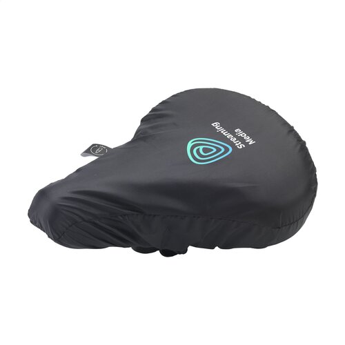 Bike Seat Cover GRS RPET zadelhoes 2322 – duurzame 99% gerecycled PET fietszadelhoes met elastiek, GRS-gecertificeerd en ideaal relatiegeschenk
