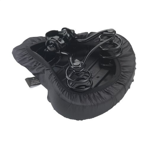 Bike Seat Cover GRS RPET zadelhoes 2322 – duurzame 99% gerecycled PET fietszadelhoes met elastiek, GRS-gecertificeerd en ideaal relatiegeschenk