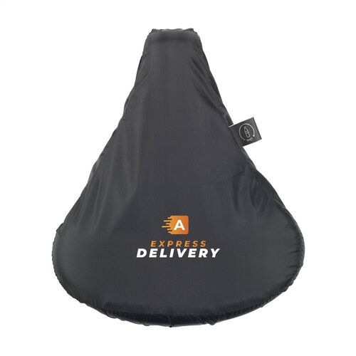 Bike Seat Cover GRS RPET zadelhoes 2322 – duurzame 99% gerecycled PET fietszadelhoes met elastiek, GRS-gecertificeerd en ideaal relatiegeschenk