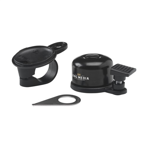 Airbell Original Fietsbel 2931 – slimme fietsbel met houder voor Apple AirTag, gemaakt van kunststof en RVS, geschikt voor sturen van 22 mm, ideaal relatiegeschenk