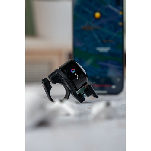 Airbell Original Fietsbel 2931 – slimme fietsbel met houder voor Apple AirTag, gemaakt van kunststof en RVS, geschikt voor sturen van 22 mm, ideaal relatiegeschenk