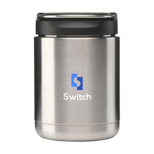 Briggs RCS RVS Foodjar 500 ml 2530 – dubbelwandige vacuümgeïsoleerde foodcontainer van gerecycled RVS, 100% lekvrij en RCS-gecertificeerd, ideaal relatiegeschenk