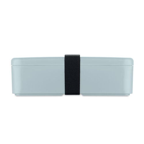 Lunchbox in PP 750 ml MO2678 – herbruikbare kunststof lunchbox met RPET elastieksluiting, duurzaam en compact relatiegeschenk voor kantoor, school en onderweg