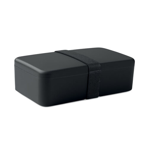 Lunchbox in PP 750 ml MO2678 – herbruikbare kunststof lunchbox met RPET elastieksluiting, duurzaam en compact relatiegeschenk voor kantoor, school en onderweg