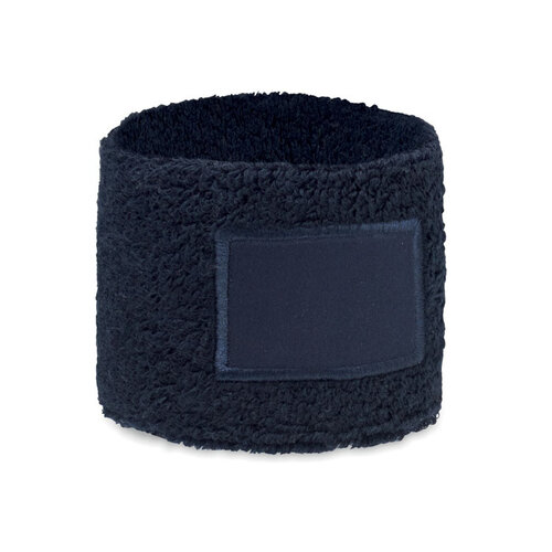 Polsbandje van polykatoen MO2608 – elastisch polsbandje met katoenen patch voor bedrukking, ideaal voor sportevenementen en promotionele campagnes
