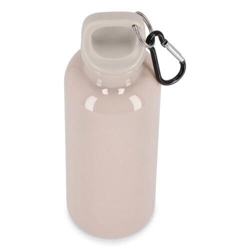 Nina waterfles R-PET 500 ml Hardcolour LT98911 – duurzame fles van gerecycled materiaal met karabijnhaakclip, ideaal voor promoties en sportieve relatiegeschenken