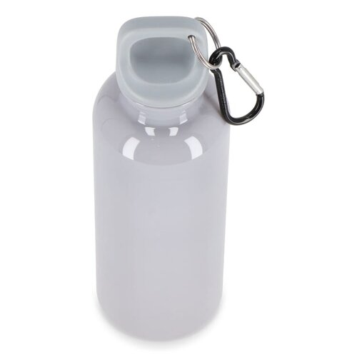 Nina waterfles R-PET 500 ml Hardcolour LT98911 – duurzame fles van gerecycled materiaal met karabijnhaakclip, ideaal voor promoties en sportieve relatiegeschenken