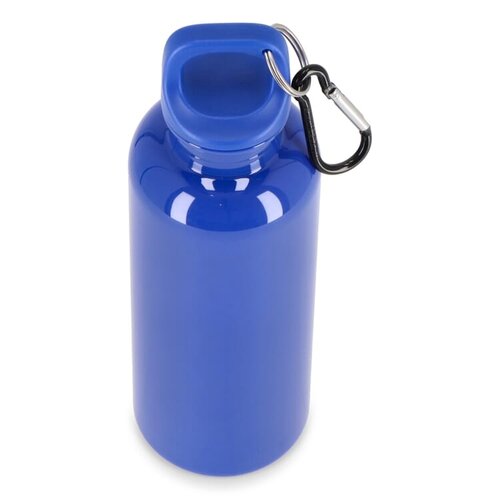 Nina waterfles R-PET 500 ml Hardcolour LT98911 – duurzame fles van gerecycled materiaal met karabijnhaakclip, ideaal voor promoties en sportieve relatiegeschenken
