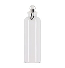 Nina waterfles R-PET 750 ml Hardcolour LT98912 – duurzame fles van gerecycled plastic met karabijnhaakclip en moderne afwerking, ideaal promotioneel relatiegeschenk