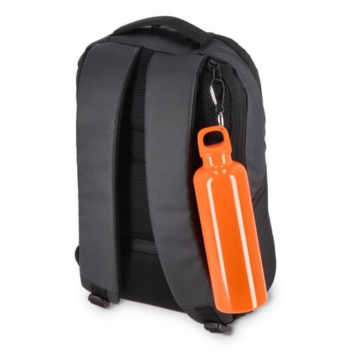 Nina waterfles R-PET 750 ml Hardcolour LT98912 – duurzame fles van gerecycled plastic met karabijnhaakclip en moderne afwerking, ideaal promotioneel relatiegeschenk