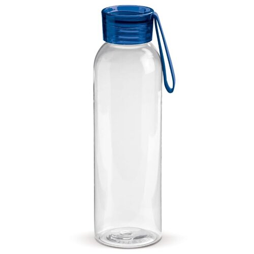 Waterfles Tritan 600 ml LT98766 – BPA-vrije drinkfles van Tritan kunststof met siliconen draagband en transparante dop, duurzaam relatiegeschenk