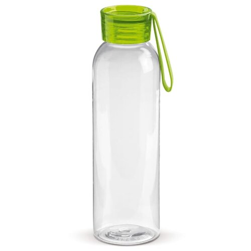 Waterfles Tritan 600 ml LT98766 – BPA-vrije drinkfles van Tritan kunststof met siliconen draagband en transparante dop, duurzaam relatiegeschenk