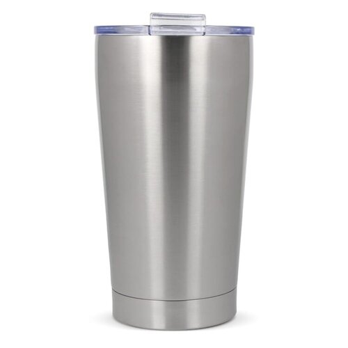 T-ceramic thermosbeker met deksel Cango 500 ml LT98724 – duurzame beker van gerecycled RVS met keramische binnenlaag, smaakneutraal en lekvrij design