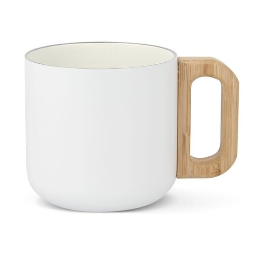 T-ceramic thermobeker Thames 330 ml LT98722 – compacte duurzame beker van gerecycled RVS met keramische binnenlaag, smaakneutraal en stijlvol relatiegeschenk