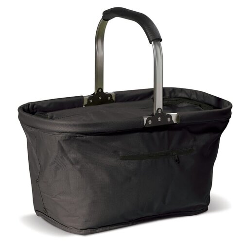 Picknickmand 2-in-1 Koeltas LT91498 met aluminium frame, opvouwbaar ontwerp en isolerende voering bedrukken met logo