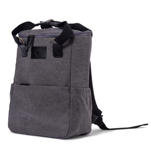 Orrefors Hunting koelrugzak 23 liter LT54008 van canvas met isolerende aluminiumfolie voering en drie opbergvakken, bedrukt met logo