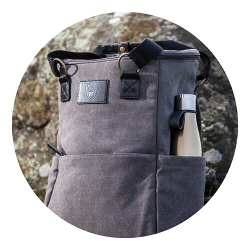 Orrefors Hunting koel rugzak 23L LT54008 – duurzame canvas koelrugzak met stevige isolatie en meerdere vakken, ideaal voor outdoor, werk en promoties