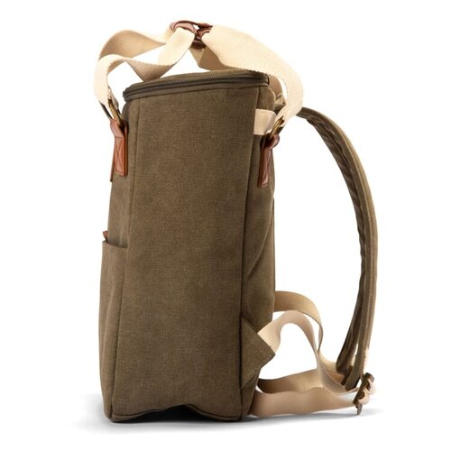Orrefors Hunting koel rugzak 10L LT54007 – compacte duurzame canvas koelrugzak met hoofdvak en extra vakken, ideaal voor outdoor en promotioneel gebruik