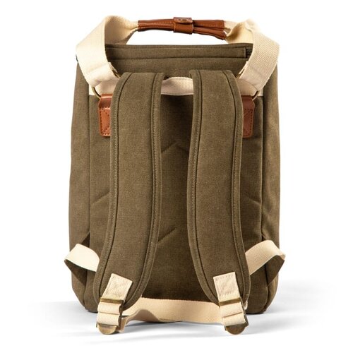 Orrefors Hunting koel rugzak 10L LT54007 – compacte duurzame canvas koelrugzak met hoofdvak en extra vakken, ideaal voor outdoor en promotioneel gebruik