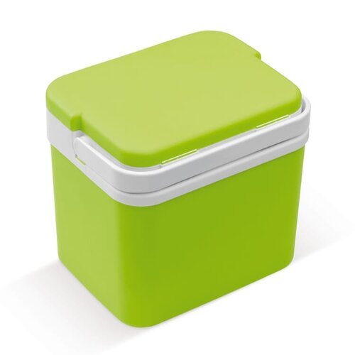Koelbox Classic 10 liter LT95106 van hoogwaardig kunststof met goede isolatie en stevig handvat bedrukken met logo