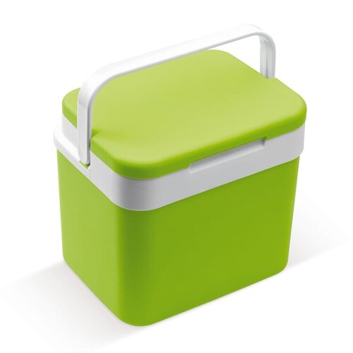 Koelbox Classic 10 liter LT95106 van hoogwaardig kunststof met goede isolatie en stevig handvat bedrukken met logo