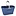 Picknickmand opvouwbaar 600D LT91474 – stevige opvouwbare mand van polyester, duurzaam en bedrukt met logo, ideaal voor zomerse promoties