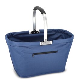 Picknickmand opvouwbaar 600D LT91474 – stevige opvouwbare mand van polyester, duurzaam en bedrukt met logo, ideaal voor zomerse promoties