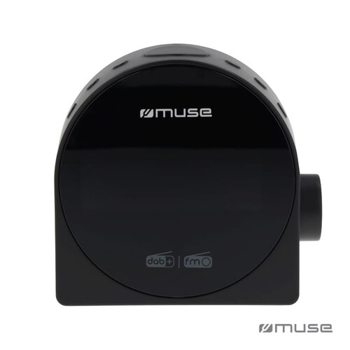 Muse DAB DAB+ FM wekkerradio LT45902 – compacte digitale wekkerradio met dubbele wekfunctie en AUX-aansluiting, ideaal als modern relatiegeschenk