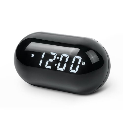 Muse Dual Alarm Clockradio LT55024 – compacte ronde clockradio met helder display en dubbele wekfunctie, ideaal als modern relatiegeschenk