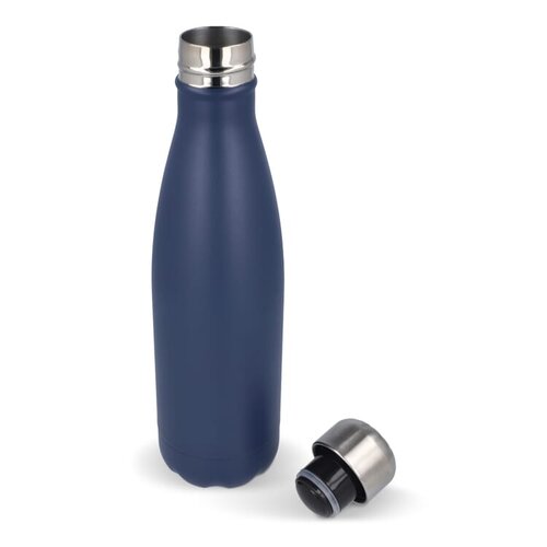 Sagaform Nils stalen fles gepoedercoat 500 ml met logo – duurzaam relatiegeschenk