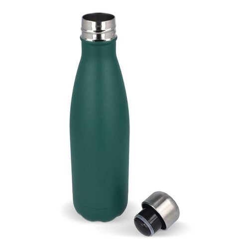 Sagaform Nils stalen fles gepoedercoat 500 ml met logo – duurzaam relatiegeschenk