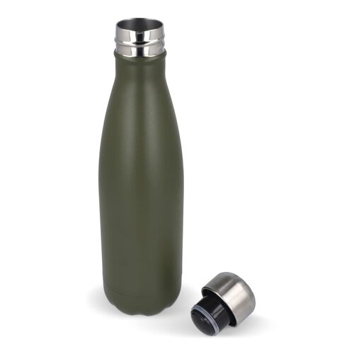 Sagaform Nils stalen fles gepoedercoat 500 ml met logo – duurzaam relatiegeschenk