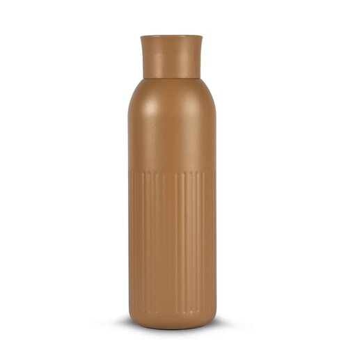 Sagaform Tekla Push stalen fles met drukdop 500 ml met logo – duurzaam relatiegeschenk