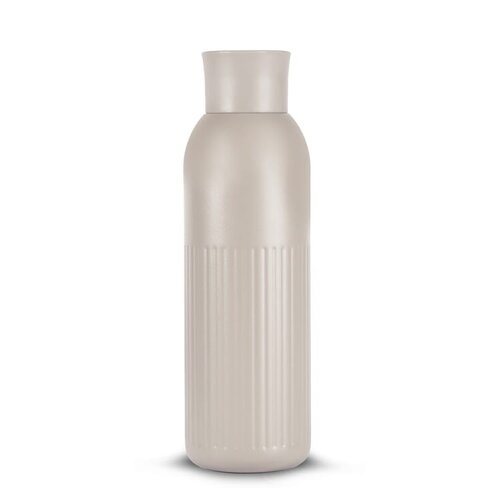 Sagaform Tekla Push stalen fles met drukdop 500 ml met logo – duurzaam relatiegeschenk
