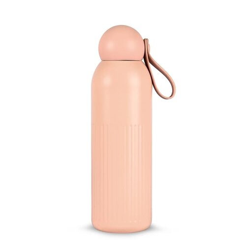 Sagaform Tekla stalen fles gerecycled 500 ml met logo – duurzaam relatiegeschenk