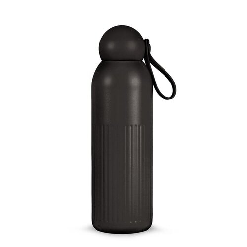 Sagaform Tekla stalen fles gerecycled 500 ml met logo – duurzaam relatiegeschenk
