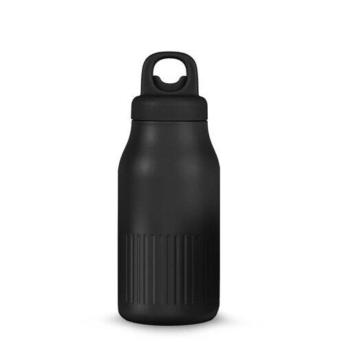 Sagaform Truls stalen fles met openklik dop 500 ml met logo – duurzaam relatiegeschenk