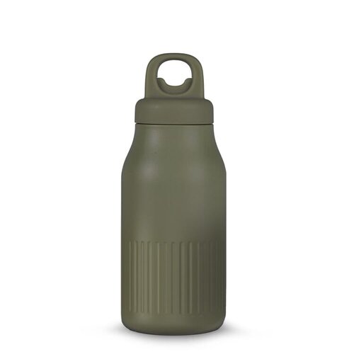 Sagaform Truls stalen fles met openklik dop 500 ml met logo – duurzaam relatiegeschenk