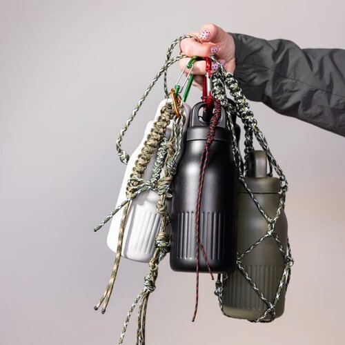 Sagaform Truls stalen fles met openklik dop 500 ml met logo – duurzaam relatiegeschenk