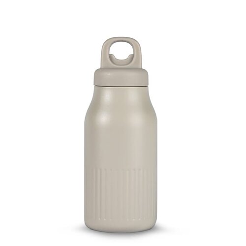 Sagaform Truls stalen fles met openklik dop 500 ml met logo – duurzaam relatiegeschenk