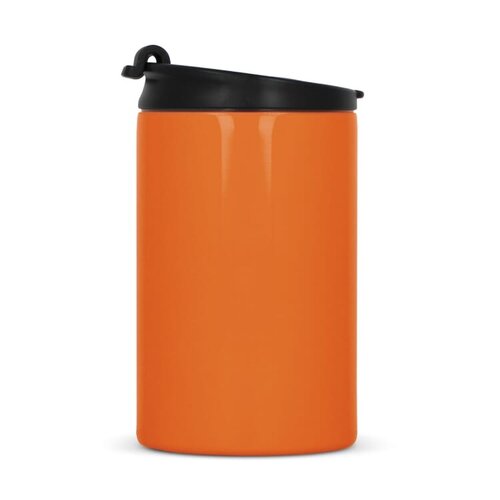 Thermobeker Leak-Free 200ml LT98818 – compacte dubbelwandige lekvrije thermobeker in blikformaat, ideaal duurzaam relatiegeschenk voor onderweg