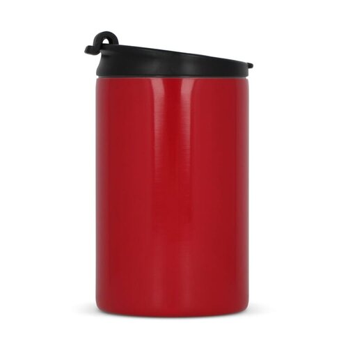 Thermobeker Leak-Free 200ml LT98818 – compacte dubbelwandige lekvrije thermobeker in blikformaat, ideaal duurzaam relatiegeschenk voor onderweg