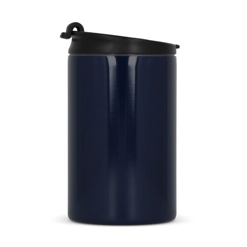 Thermobeker Leak-Free 200ml LT98818 – compacte dubbelwandige lekvrije thermobeker in blikformaat, ideaal duurzaam relatiegeschenk voor onderweg
