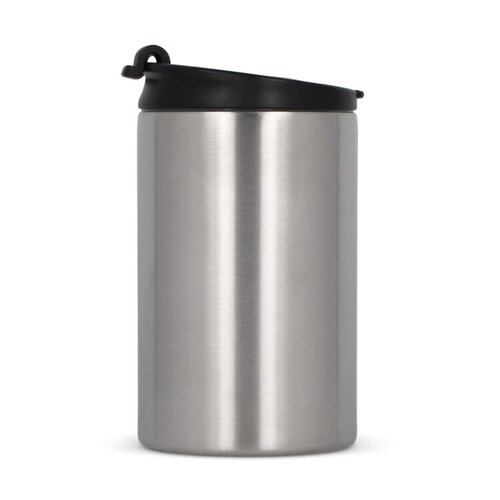 Thermobeker Leak-Free 200ml LT98818 – compacte dubbelwandige lekvrije thermobeker in blikformaat, ideaal duurzaam relatiegeschenk voor onderweg