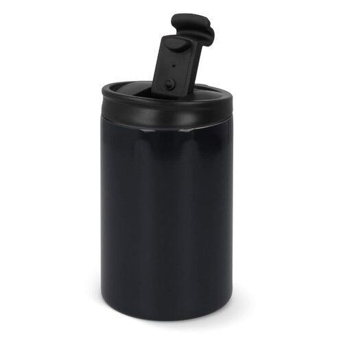 Thermobeker Leak-Free 200ml LT98818 – compacte dubbelwandige lekvrije thermobeker in blikformaat, ideaal duurzaam relatiegeschenk voor onderweg