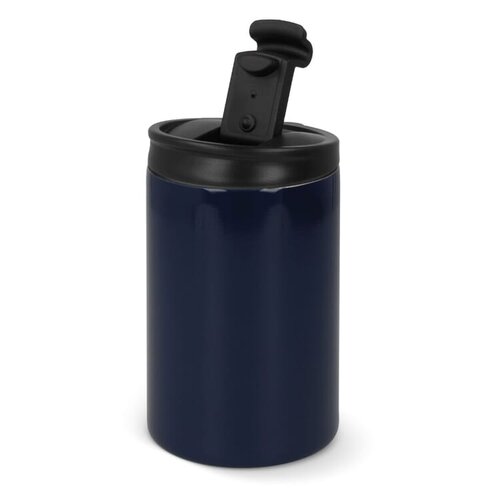 Thermobeker Leak-Free 200ml LT98818 – compacte dubbelwandige lekvrije thermobeker in blikformaat, ideaal duurzaam relatiegeschenk voor onderweg